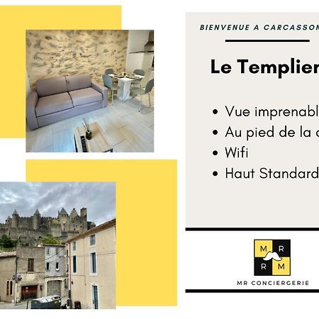Le Templier Vue Cite Pied Cite Medievale Neuf Καρκασόν Εξωτερικό φωτογραφία